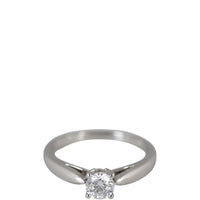 Van Cleef & Arpels Bonheur Solitaire Diamond Platinum Ring