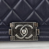Chanel Boy New Medium | Navy