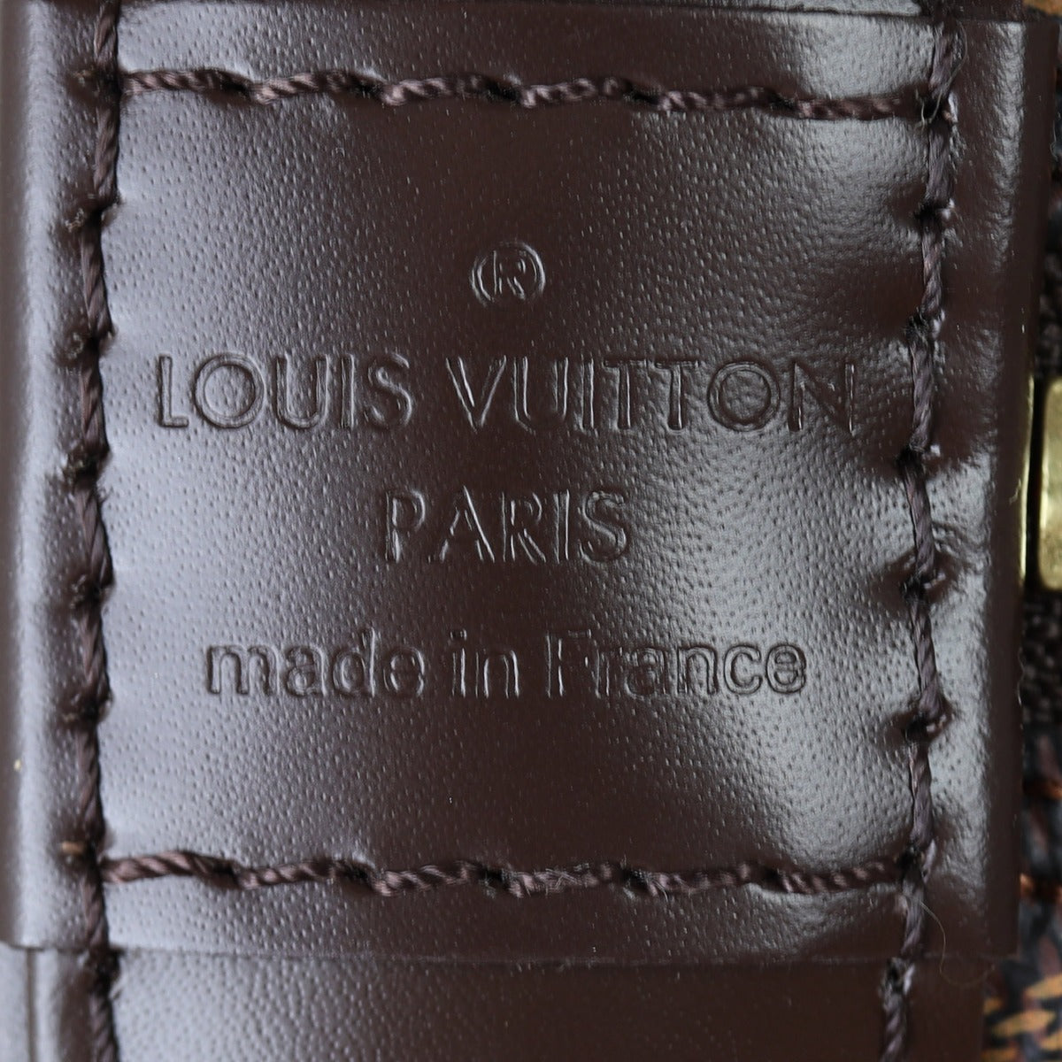 Louis Vuitton Alma PM Damier Ebene Interior Stamp