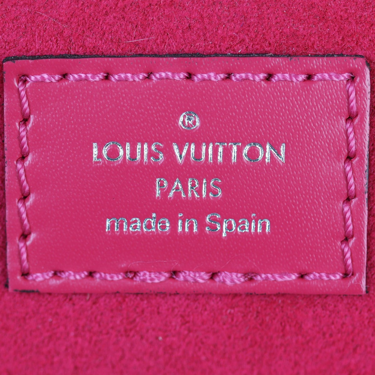 Louis Vuitton Petit Sac Plat Epi Interior Stamp