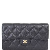 Chanel Classic Flap Long Wallet | Gold Hardware