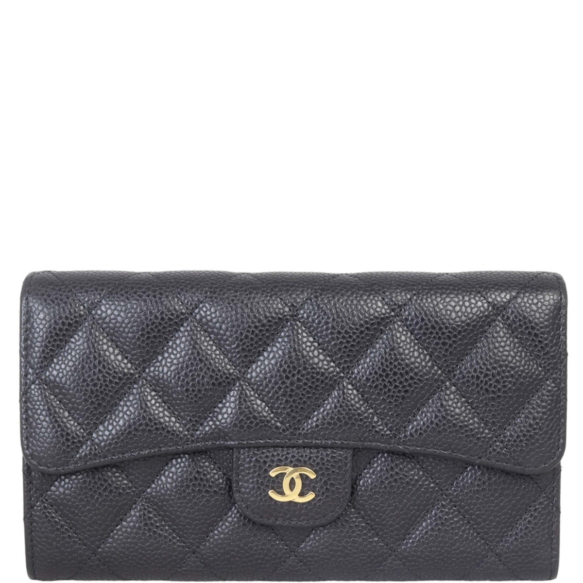 Chanel Classic Flap Long Wallet | Gold Hardware