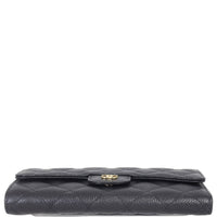 Chanel Classic Flap Long Wallet | Gold Hardware
