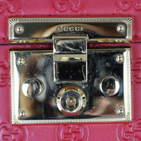 Gucci Guccissima Padlock Top Handle Bag Medium Hardware