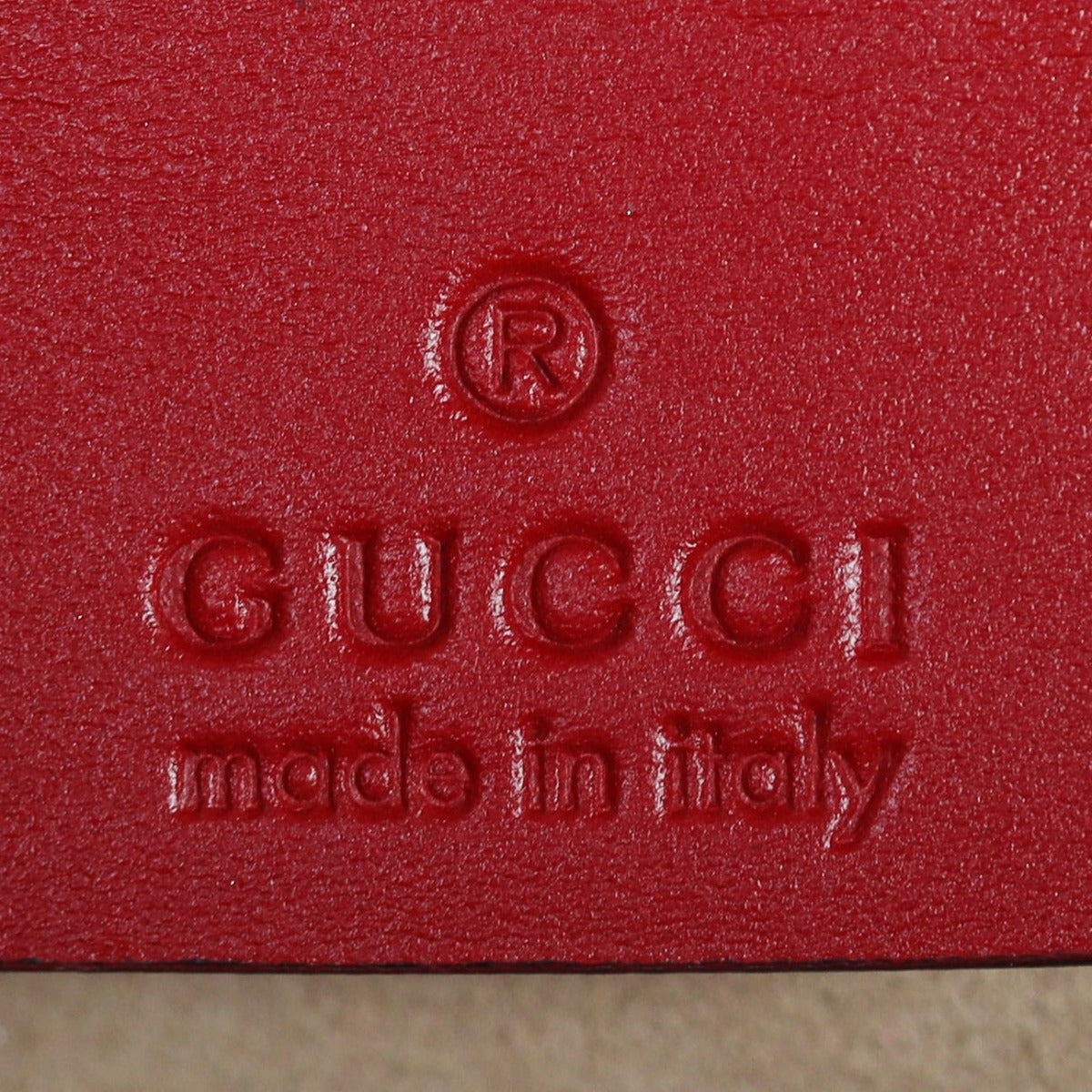 Gucci Guccissima Padlock Top Handle Bag Medium Interior Stamp