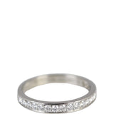 Cartier 1895 Platinum Wedding Band Half Circle Diamond