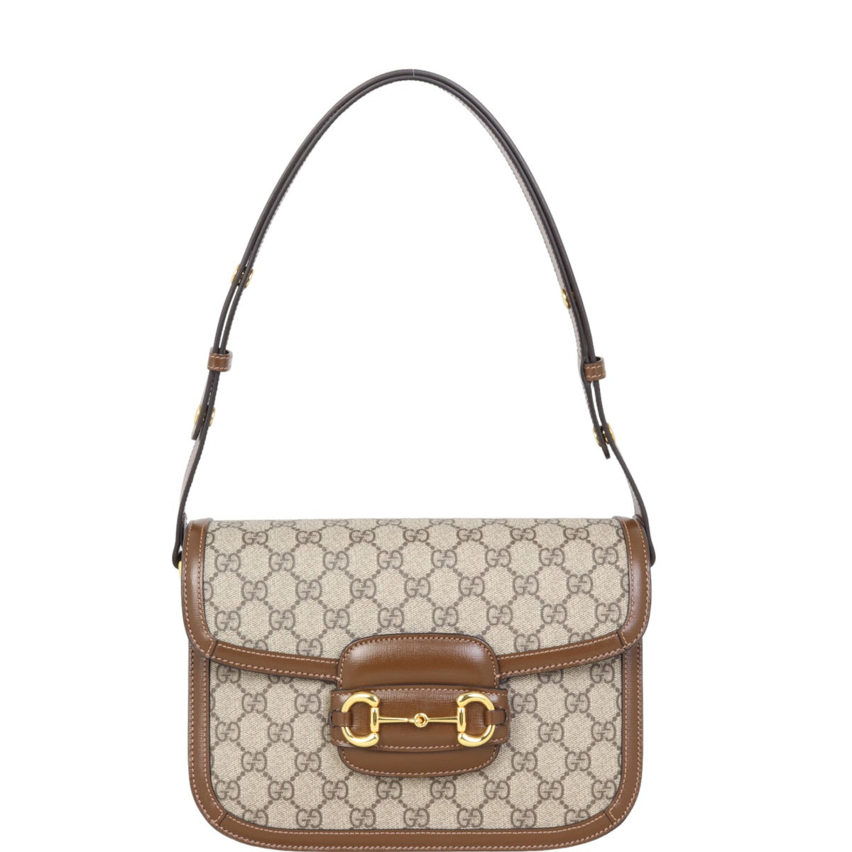 Gucci GG Supreme Horsebit Shoulder Bag