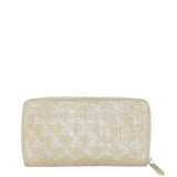 Chanel Iridescent Goatskin Zippy Wallet Front