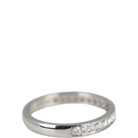 Cartier 1895 Platinum Wedding Band Half Circle Diamond