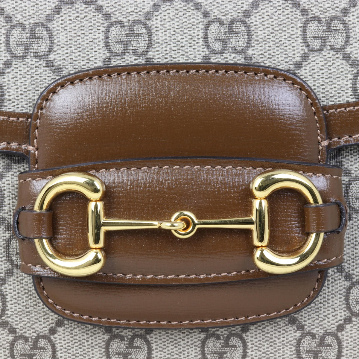 Gucci GG Supreme Horsebit Shoulder Bag