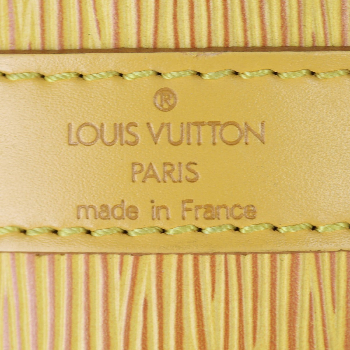 Louis Vuitton Petit Noe Epi Interior Stamp