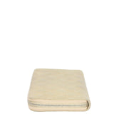 Chanel Iridescent Goatskin Zippy Wallet Left