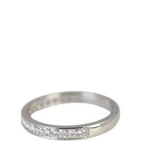 Cartier 1895 Platinum Wedding Band Half Circle Diamond