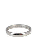 Cartier 1895 Platinum Wedding Band Half Circle Diamond