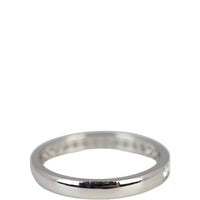 Cartier 1895 Platinum Wedding Band Half Circle Diamond