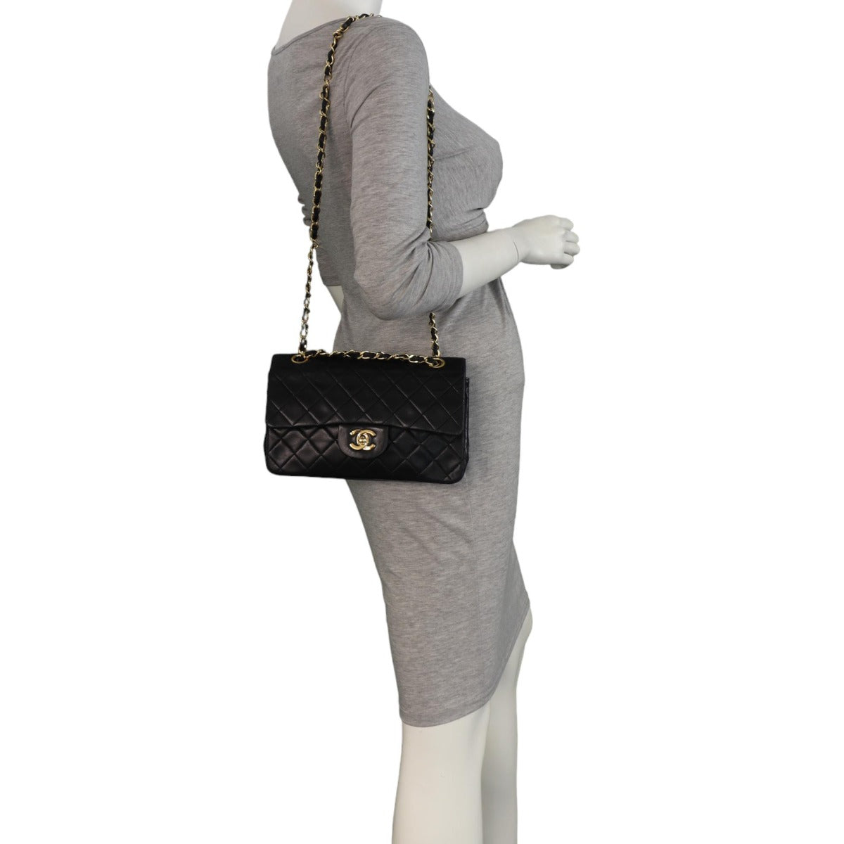 Chanel Classic Double Flap Small | Burgundy Leather