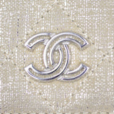 Chanel Iridescent Goatskin Zippy Wallet Logo