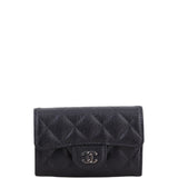 Chanel Classic Flap Card Holder  | Caviar
