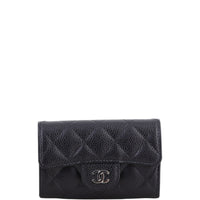 Chanel Classic Flap Card Holder  | Caviar