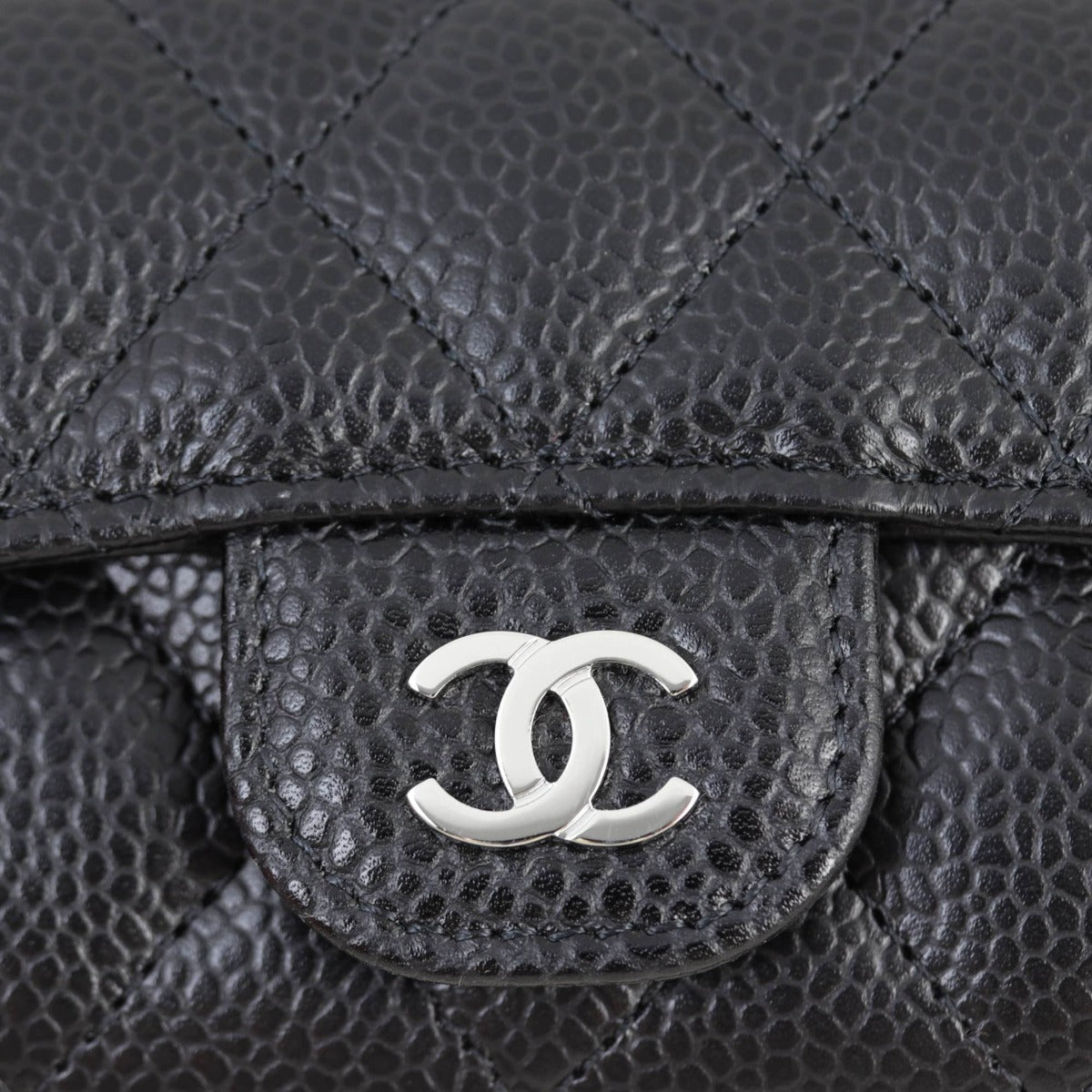Chanel Classic Flap Card Holder  | Caviar