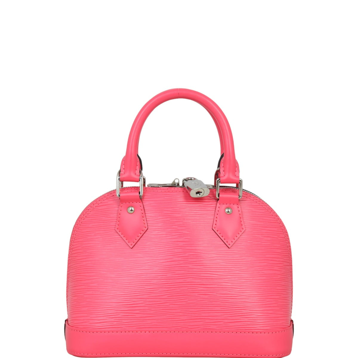 Louis Vuitton Alma BB Epi with Embroidered Strap | Dragon Fruit Pink
