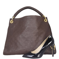 Louis Vuitton Artsy MM Monogram Empreinte | Chocolate Brown