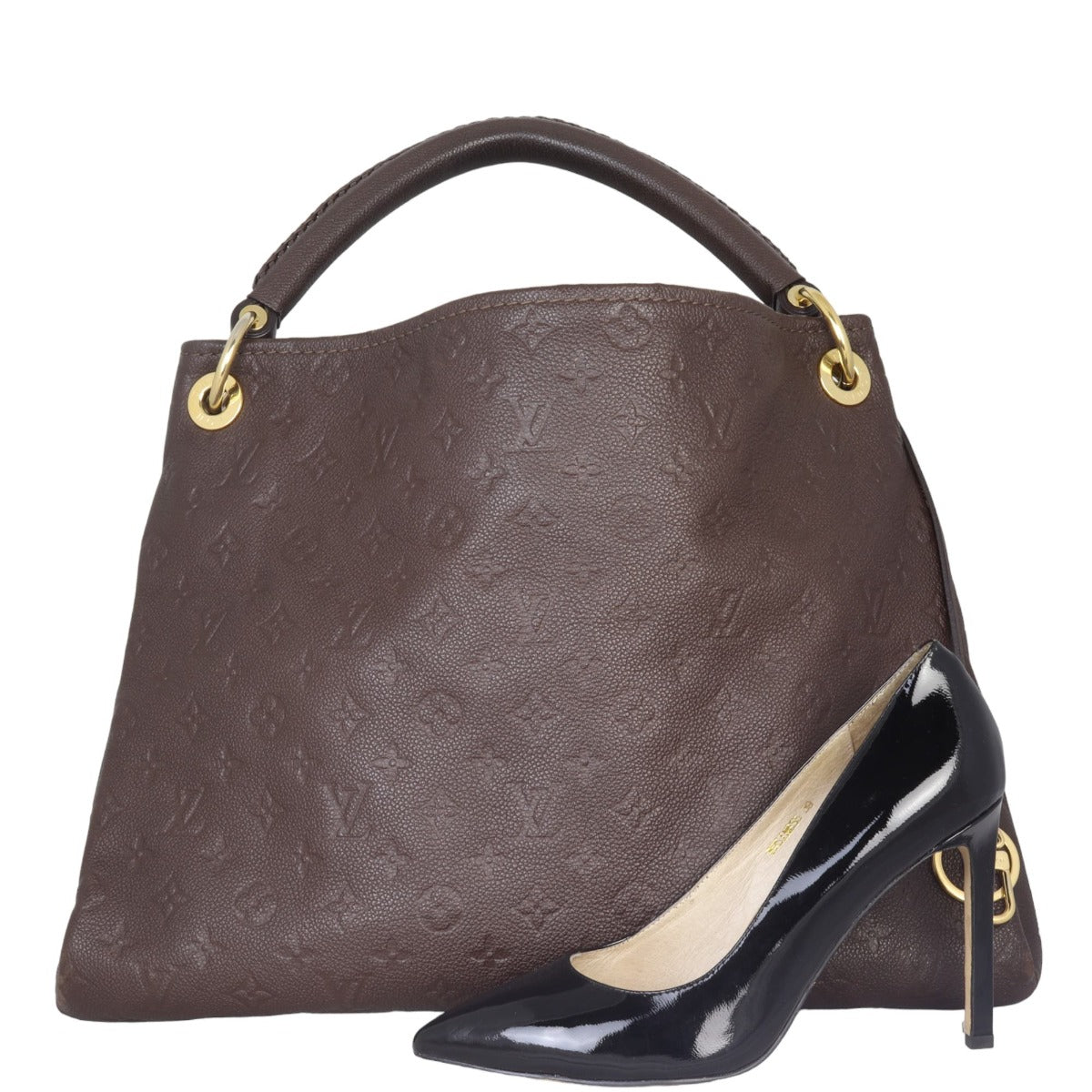 Louis Vuitton Artsy MM Monogram Empreinte | Chocolate Brown