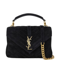 Saint Laurent College Medium Suede