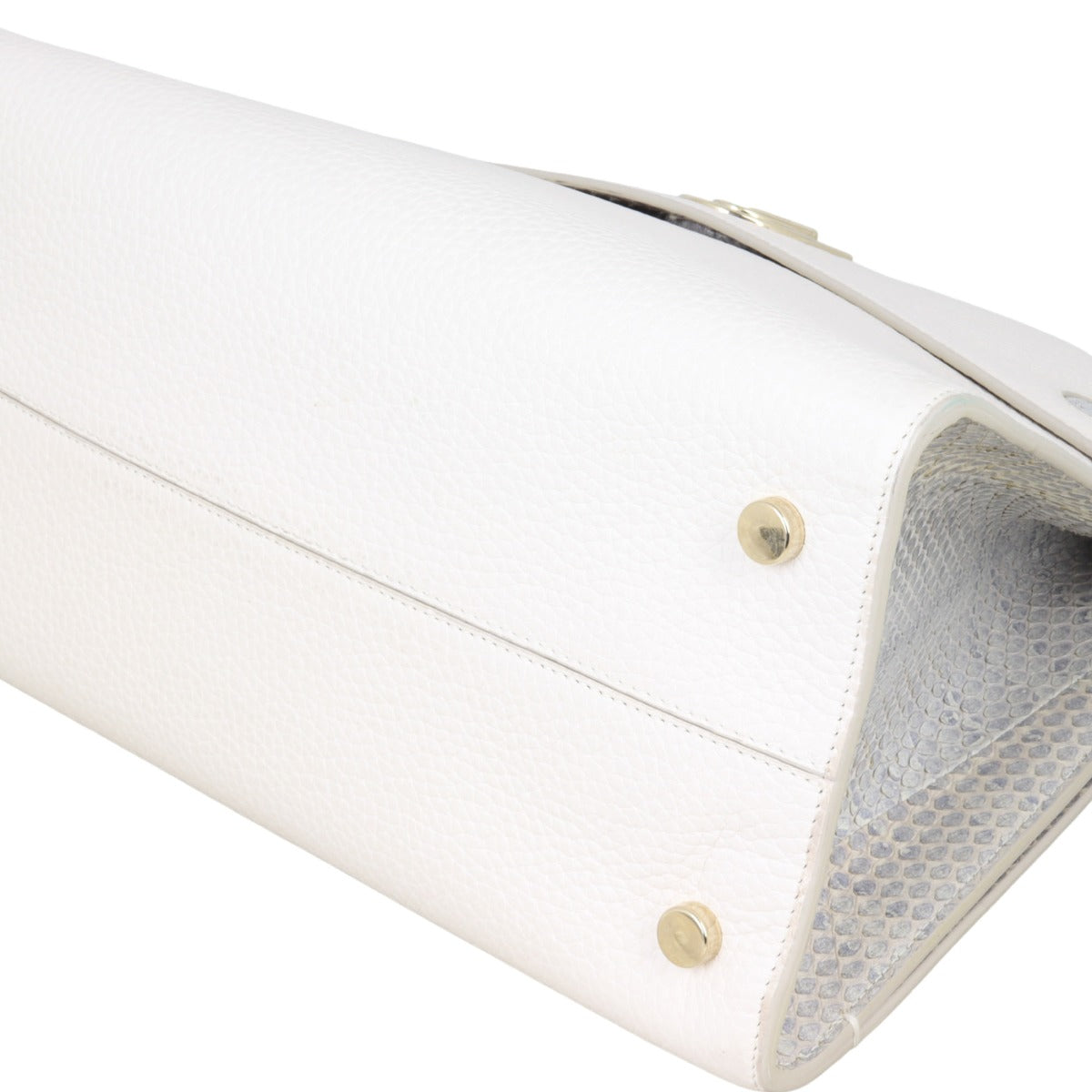 Dior Diorever Medium Satchel Python