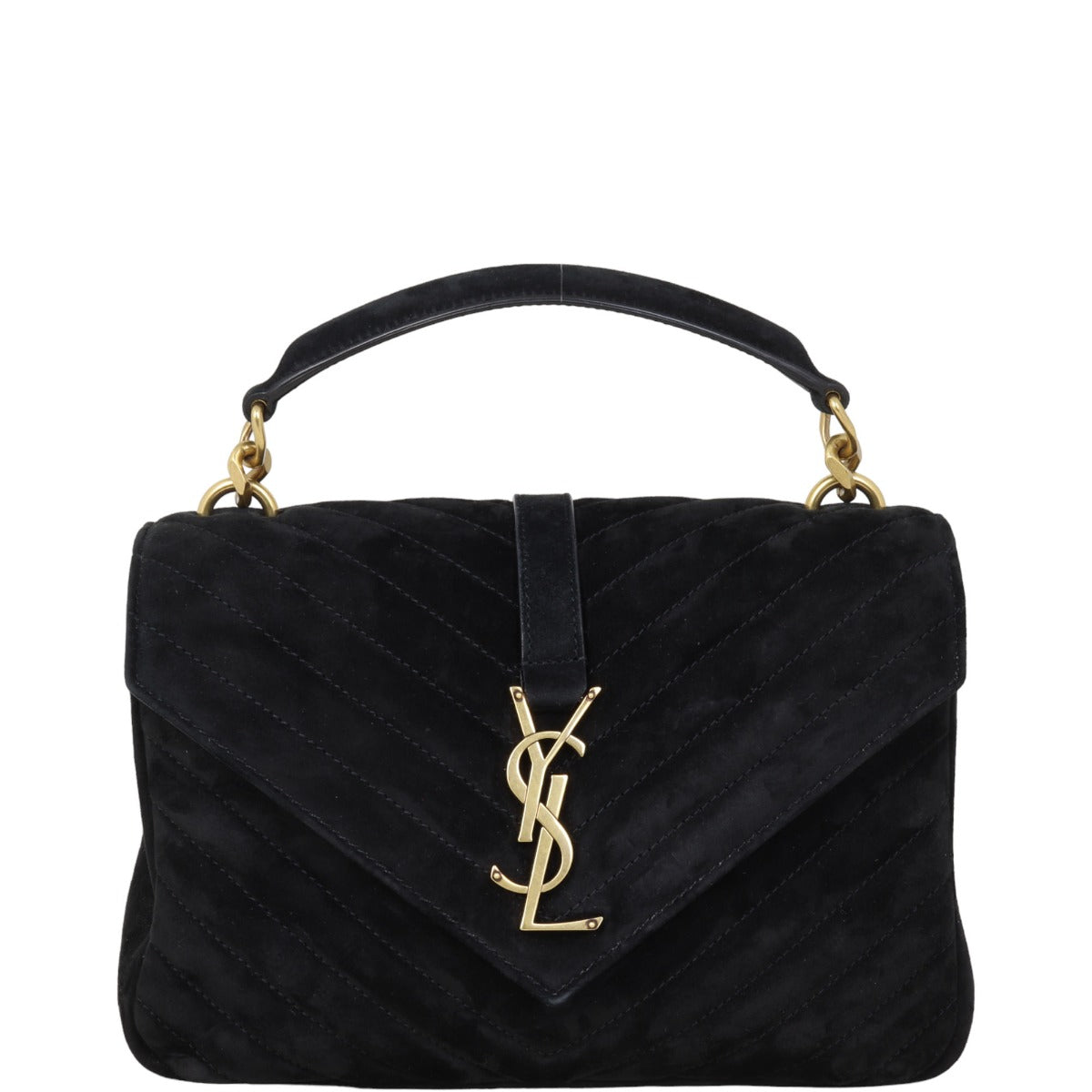Saint Laurent College Medium Suede
