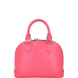 Louis Vuitton Alma BB Epi with Embroidered Strap | Dragon Fruit Pink