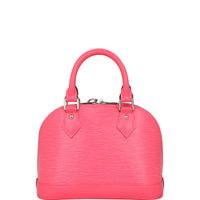 Louis Vuitton Alma BB Epi with Embroidered Strap | Dragon Fruit Pink