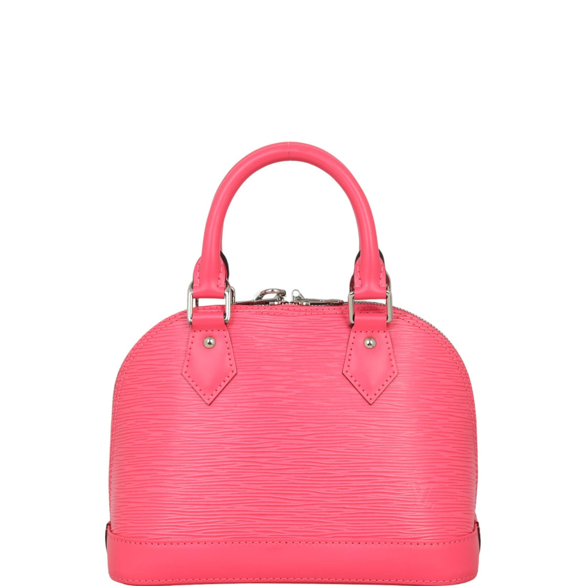 Louis Vuitton Alma BB Epi with Embroidered Strap | Dragon Fruit Pink