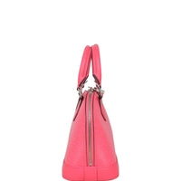 Louis Vuitton Alma BB Epi with Embroidered Strap | Dragon Fruit Pink