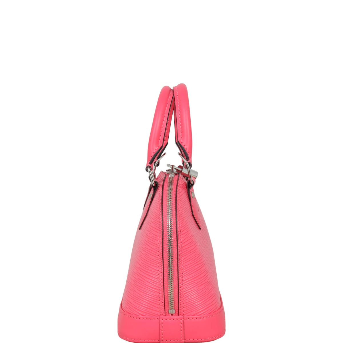 Louis Vuitton Alma BB Epi with Embroidered Strap | Dragon Fruit Pink