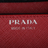 Prada Saffiano Wallet on Chain Interior Stamp