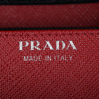 Prada Saffiano Wallet on Chain Interior Stamp