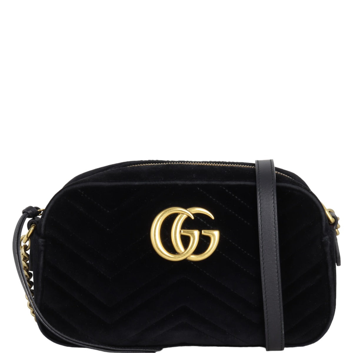 Gucci GG Marmont Velvet Small Camera Bag