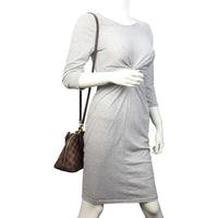 Louis Vuitton Alma BB Damier Ebene | Brown Leather