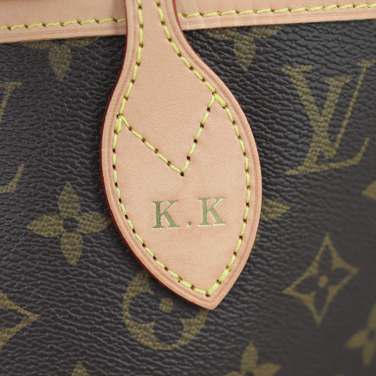 Louis Vuitton Neverfull MM Monogram Initials