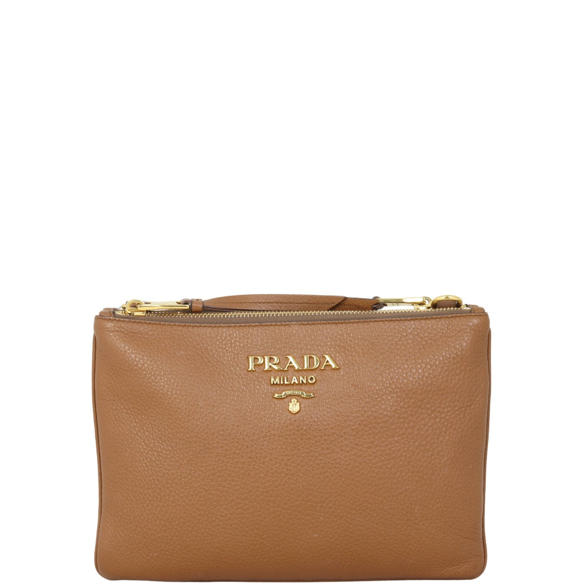Prada Vitello Phenix Double Zip Crossbody Bag – Luxe.It.Fwd