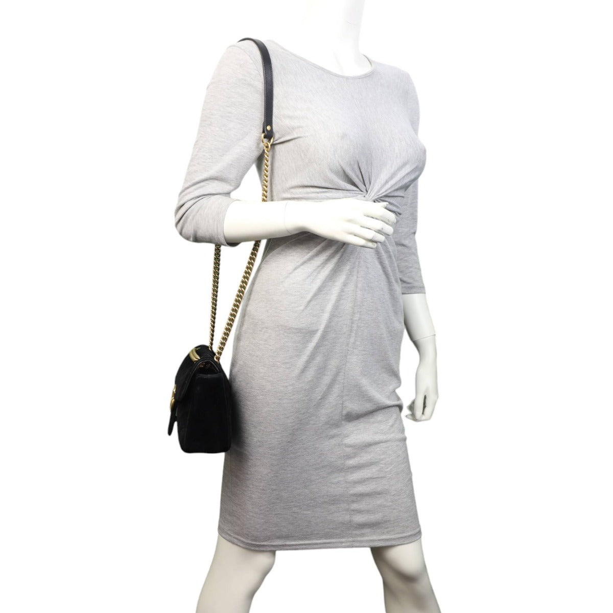 Gucci Marmont Velvet Small Shoulder Bag