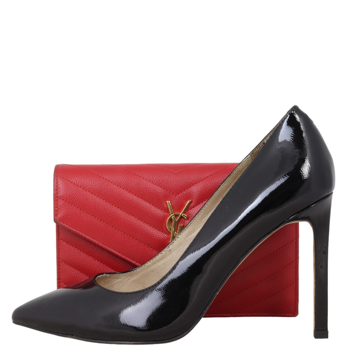 Saint Laurent Cassandre Envelope Chain Wallet