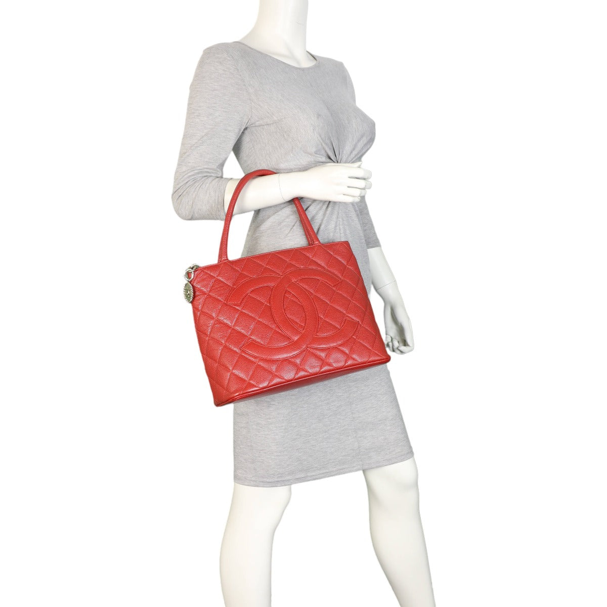 Chanel Medallion Tote | Red