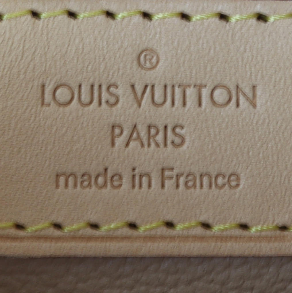 Louis Vuitton Petite Bucket Bag Monogram Interior Stamp