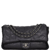 Chanel Chic Knit Flap Bag Wool