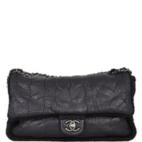 Chanel Chic Knit Flap Bag Wool
