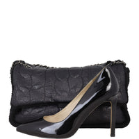 Chanel Chic Knit Flap Bag Wool