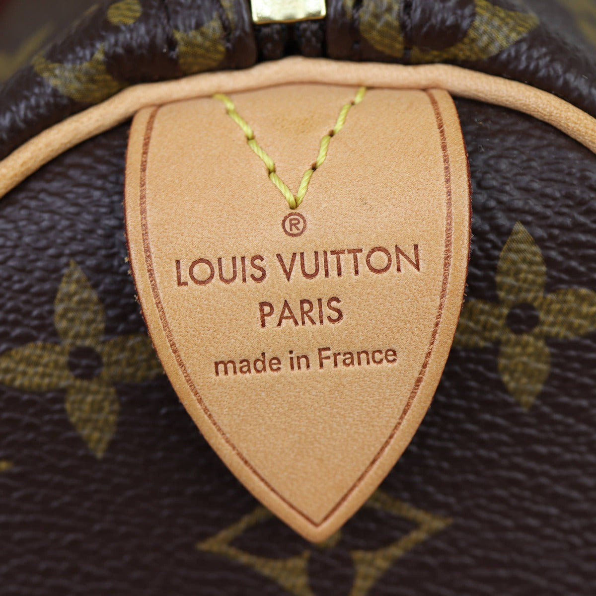 Louis Vuitton Speedy 25 Monogram Stamp