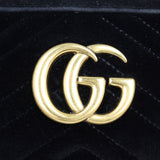 Gucci GG Marmont Velvet Small Camera Bag